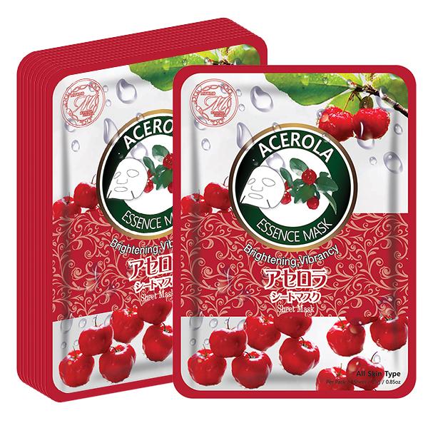MITOMO Natural Acerola Elasticity Brightening Facial Essence Mask MT612-B-4