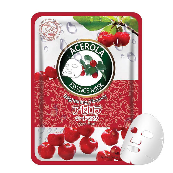MITOMO Natural Acerola Elasticity Brightening Facial Essence Mask MT612-B-4