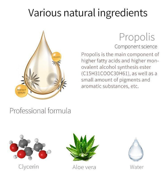 MITOMO Natural Propolis Cleaning Soothing Facial Essence Mask MT612-B-9