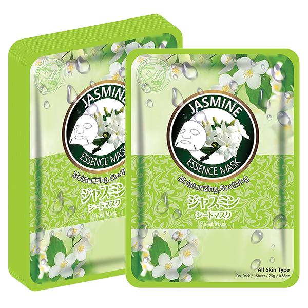 MITOMO Natural Jasmine Soothing Moisturizing Facial Essence Mask MT612-C-6