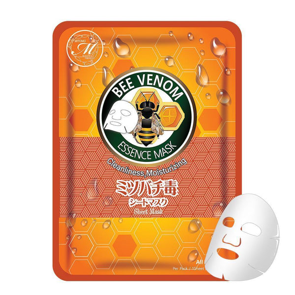 MITOMO Natural Bee Venom Cleanliness Moisturizing Facial Essence Mask MT612-E-1