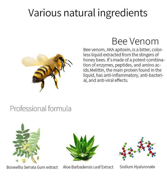 MITOMO Natural Bee Venom Cleanliness Moisturizing Facial Essence Mask MT612-E-1