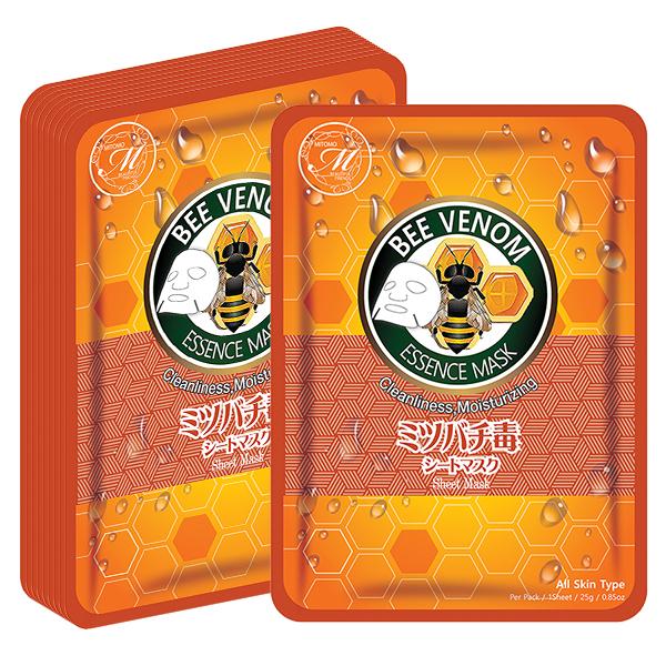 MITOMO Natural Bee Venom Cleanliness Moisturizing Facial Essence Mask MT612-E-1