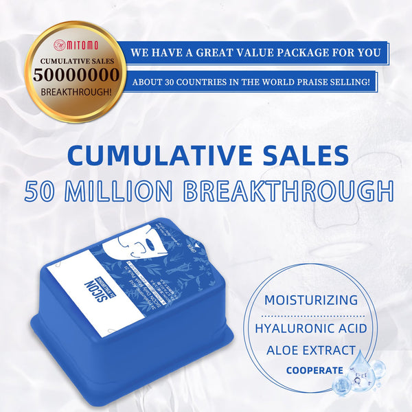 NEW! Popular in JAPAN Popular 3x Hyaluronic Acid SICON Daily Facial Mask Pack 31 [SI001-B-360]