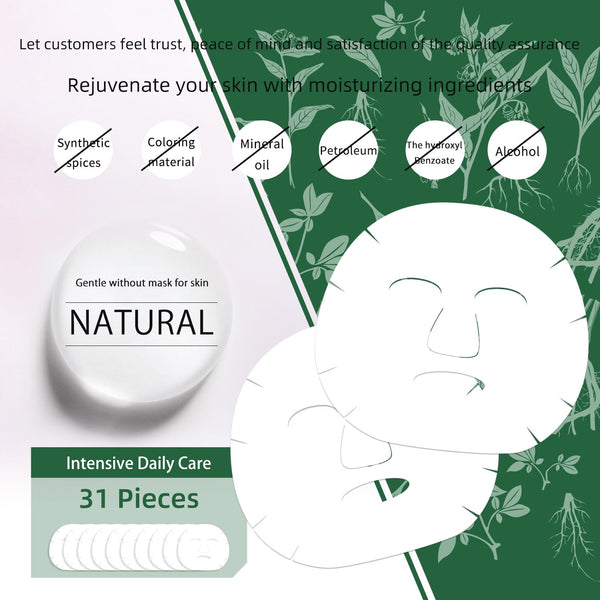 NEW! Popular in JAPAN, 5x Peptide + SICON, Facial Mask, One Month Pack (31 pieces) [SI001-C-360]