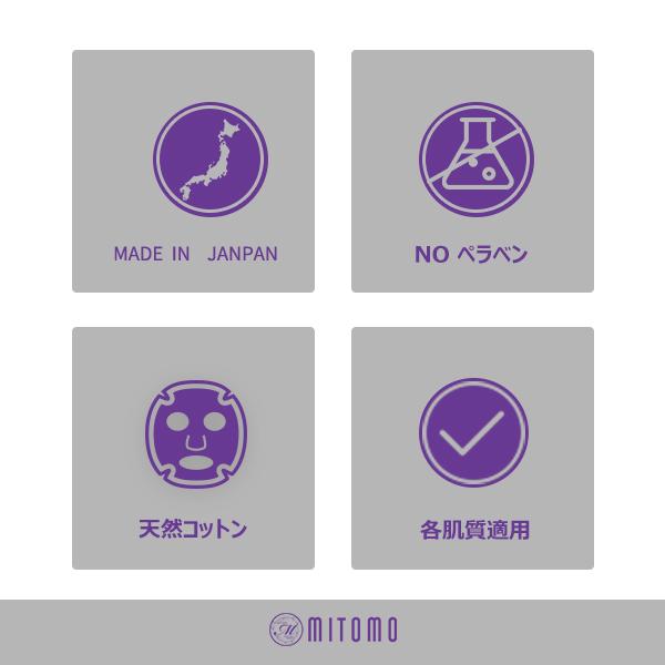[TKJP00512-08-012]MITOMO Type H [JP UKIYOE trial set 12 sheets] Beautiful skin face mask - Made in Japan - Reward yourself, moisturize your skin.