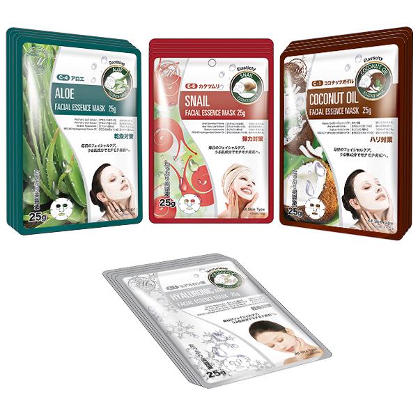 [TKMT00562-08-016]Mitomo Facial Anti-Inflammation Skincare Beauty Face Mask Sheet bundles: 4 types – 16 packs